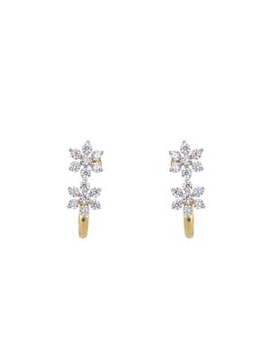 Gold plated earrings in sterling silver 3