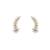 Gold plated ear cuffs in sterling silver