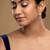 Gold plated stud earrings in sterling silver