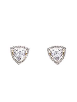 Gold plated stud earrings in sterling silver 3