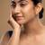 Gold plated stud earrings in sterling silver