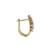 Gold plated earrings in sterling silver