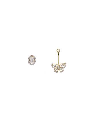 Gold plated earrings in sterling silver 3
