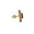 Gold plated multicolor stud earrings in sterling silver