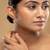 Gold plated dangler earrings in sterling silver