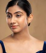 Gold plated earrings in sterling silver