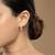 Gold plated earrings in sterling silver