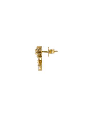 Gold plated earrings in sterling silver 3