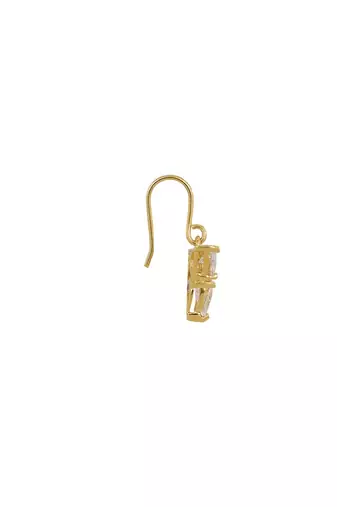 Gold plated earrings in sterling silver