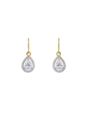 Gold plated earrings in sterling silver 2