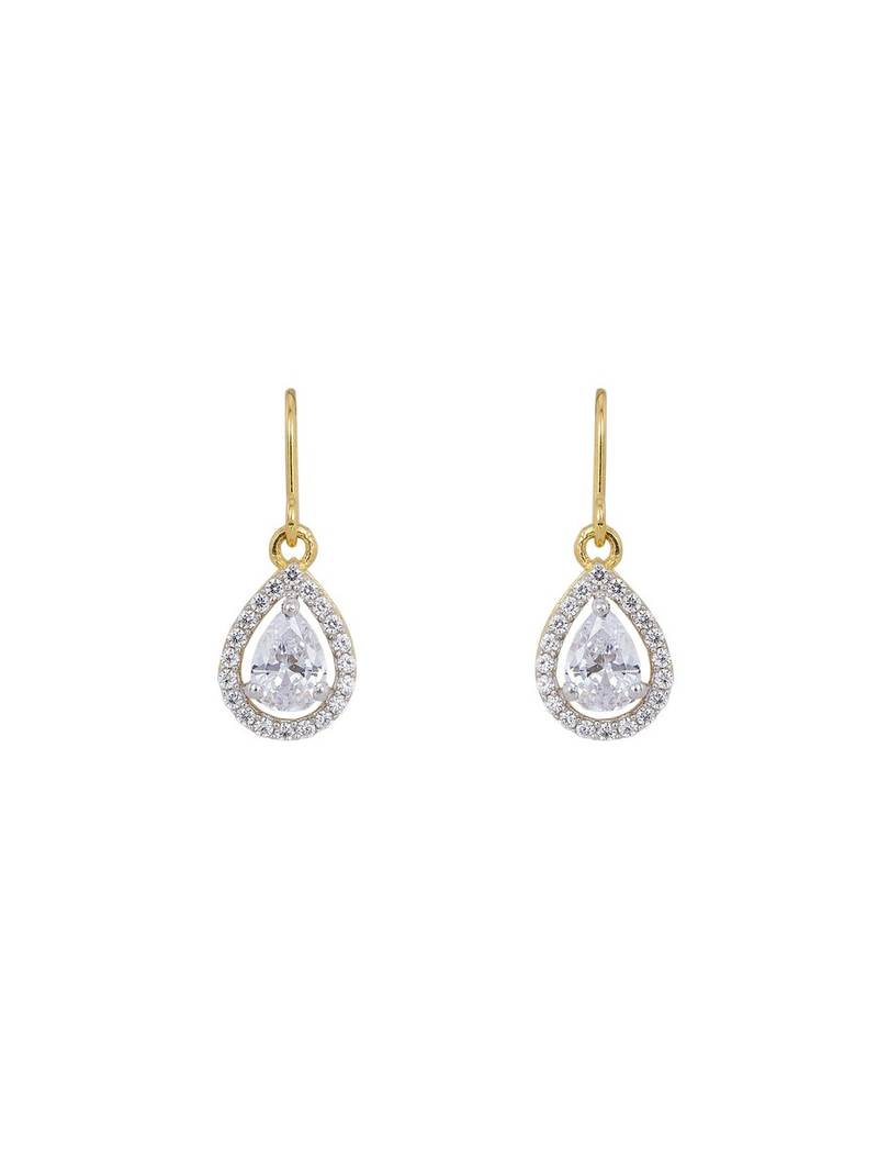 Gold plated earrings in sterling silver
