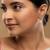 Gold plated earrings in sterling silver