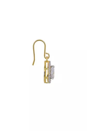 Gold plated earrings in sterling silver