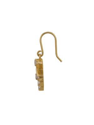 Gold plated earrings in sterling silver 3