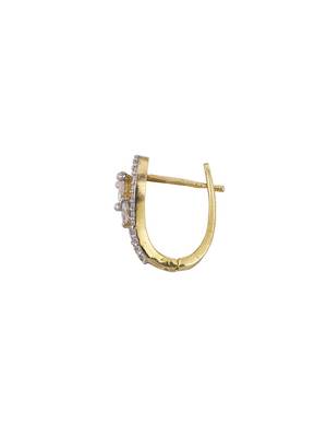 Gold plated earrings in sterling silver 3