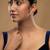 Gold plated stud earrings in sterling silver