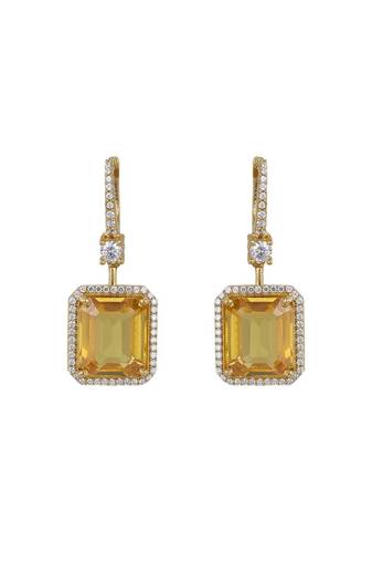 Gold plated earrings in sterling silver