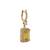 Gold plated earrings in sterling silver