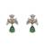 Gold plated dangler earrings in sterling silver