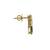 Gold plated dangler earrings in sterling silver