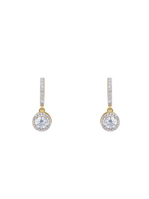 Gold plated earrings in sterling silver 2