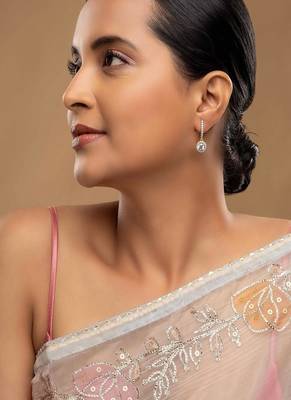 Gold plated earrings in sterling silver 1