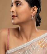 Gold plated earrings in sterling silver