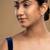 Gold plated stud earrings in sterling silver