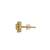 Gold plated stud earrings in sterling silver
