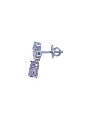 Silver plated dangler earrings in sterling silver 3