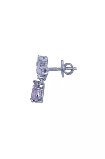 Silver plated dangler earrings in sterling silver
