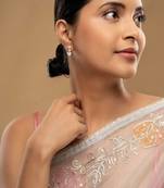 Gold plated earrings in sterling silver