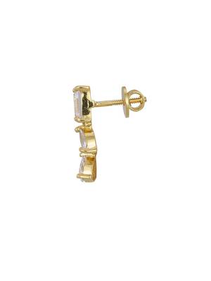 Gold plated earrings in sterling silver 3