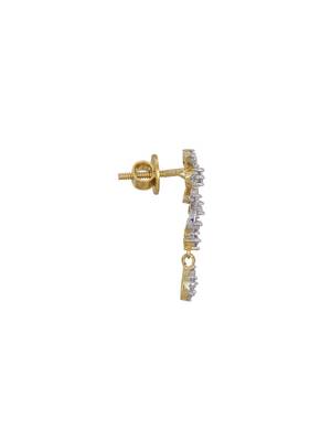 Gold plated earrings in sterling silver 3
