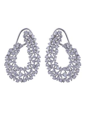 Gold plated earrings in sterling silver 2