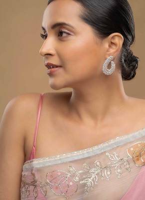 Gold plated earrings in sterling silver 1