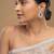 Gold plated earrings in sterling silver