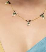 Gold plated mangalsutra in sterling silver