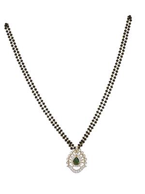 Gold plated mangalsutra in sterling silver 1