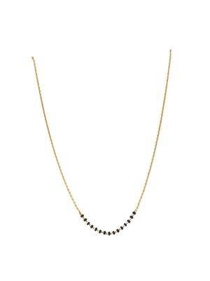 Gold plated mangalsutra in sterling silver 1