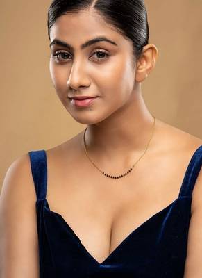 Gold plated mangalsutra in sterling silver 2