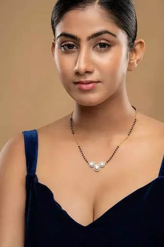 Gold plated mangalsutra in sterling silver