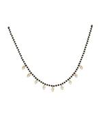 Gold plated mangalsutra in sterling silver