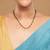 Gold plated mangalsutra in sterling silver