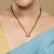 Gold plated mangalsutra in sterling silver