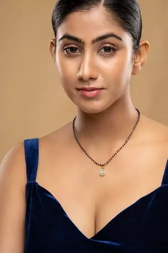 Gold plated mangalsutra in sterling silver