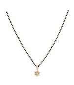 Gold plated mangalsutra in sterling silver