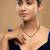 Gold plated mangalsutra in sterling silver