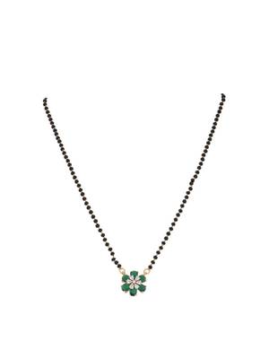 Gold plated mangalsutra in sterling silver 2