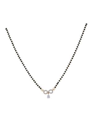 Gold plated mangalsutra in sterling silver 2